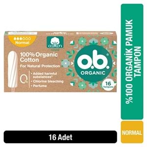 O.B Tampon Organık Normal 16Lı