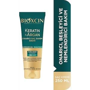 Bıoxcın Keratın-Argan Onarıcı Saç Bakım Kremı Tüp 250Ml