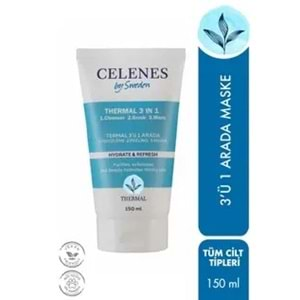 Celenes Thermal 3ü 1 Arada Temızleme Peelıng Maske 150Ml