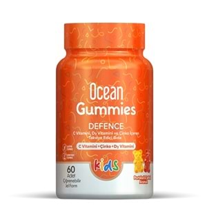 Ocean Gummies Kids Defence Çiğnenebilir Jel 60Lı