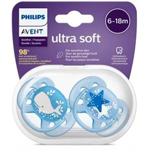 Phılıps Avent Ultra Soft 6-18Ay 2Lı Emzık Erkek