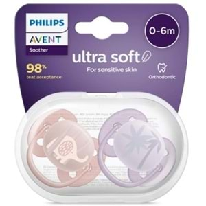 Philips Avent Ultra Soft 0-6Ay 2Li Emzik Kız