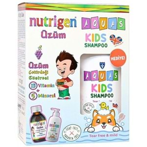 Nutrigen Üzüm Şurup 200Ml + Aquas Kids Şampuan 250Ml Hediyeli