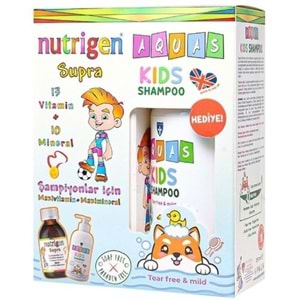 Nutrigen Supra Şurup 200Ml + Aquas Kids Şampuan 250Ml Hediyeli
