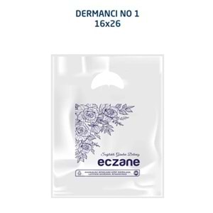 Eczane Poşeti Safir El Geçme No:1 500Lü 16x26cm