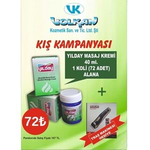 Yılday Mentollü Buharlaşan Krem 40Gr