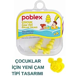 Poblex Çocuk Çam Tıpı Kulak Tıkacı