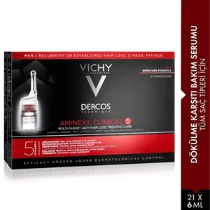 Vichy Dercos Aminexil Clinical 5 Erkek Dökülme Karşıtı Serum