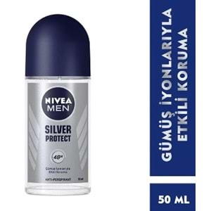 Nivea Roll On Men Silver Protect 50Ml