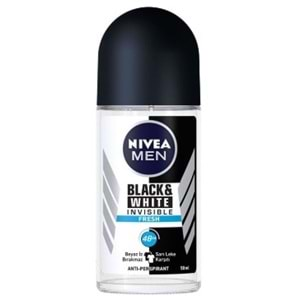 Nıvea Roll On Men Invısıble B&Whıte Fresh 50Ml