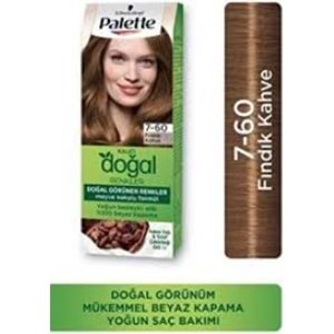 Palette Kalıcı Dogal Renkler 7-60 Fındık Kahve