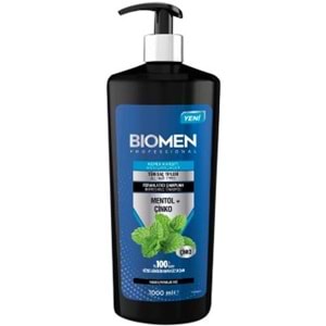 Biomen Şampuan Kepek Karşıtı Mentol Çinko 1000Ml