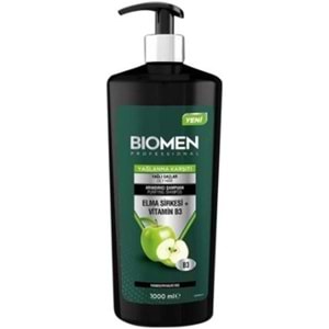 Biomen Şampuan Yağlanma Karşıtı Elma Sirkesı+Vitamın B3 1000Ml