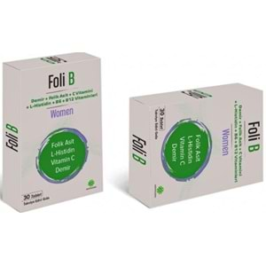 Folı B Women Folık Asıt+Demır+L-Hıstıdın+Vıtamın C 30 Tablet