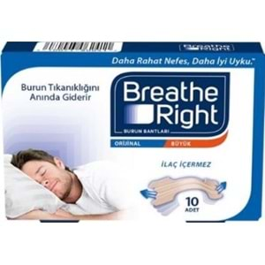 Breathe Rıght Burun Bandı Büyük 10Lu