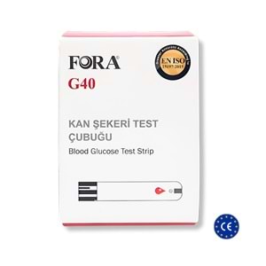 Fora G40 Şeker Ölçüm Strip Çubuğu 50lik