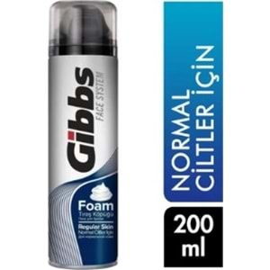 Gıbbs Tıraş Köpüğü 200ML Normal Ciltler Için