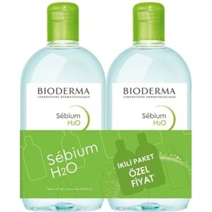 Bıoderma Sebıum H2O 500Ml 2Lı Kofre Set Yesıl