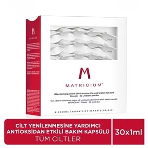 Bioderma Matricium Cilt Yenileyici ve Antioksidan Etkili Bakım Kapsülü