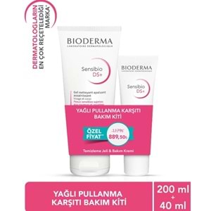 Bioderma Sensibio DS+ 40Ml+ DS+Gel 200Ml Yağlı Pullanma Karşıtı Kiti
