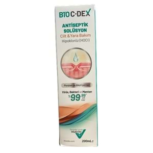 Bıocdex Antıseptık Solüsyon 200 Ml