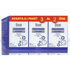 Ocean Glukozamın Complex 3Al2Öde 180 Tablet