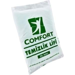 Comfort Temızlık Lıfı 20 Adet (Susuz Banyo Lıfı)