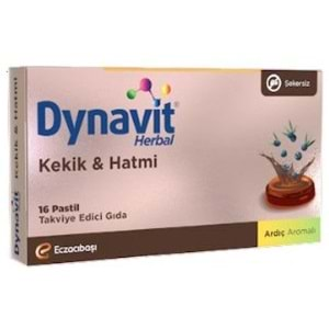 Dynavıt Herbal Kekık & Hatmı Pastıl 16 Lı Ardıç Aromalı