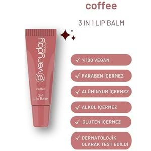 Everyday Beauty Lıp Balm Coffee 3In1 10Ml