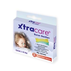 Xtra Care Burun Bandı Çocuk +5 Yas 12 Adet