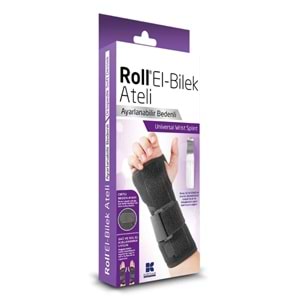 Roll Baş Parmak Desteksiz El Bilek Ateli Çift Taraflı
