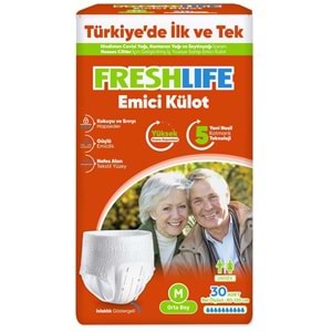 Freshlıfe Emıcı Külot Bez Medıum 30Lu