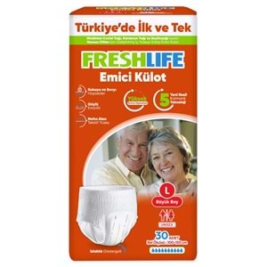 Freshlıfe Emıcı Külot Bez Large 30Lu