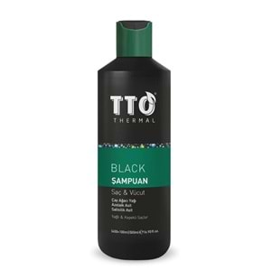 TTO Thermal Black Şampuan Saç ve Vücut 500Ml