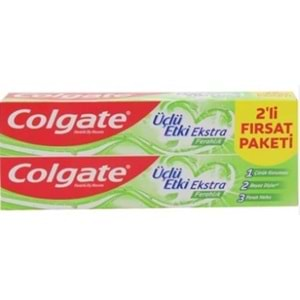 Colgate Üçlü Etkı Ekstra Ferahlık 2Lı Fırsat Paketı 2*75ml