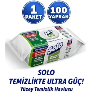 Solo Yüzey Temizlik Havlusu 100Lü Sedir Ağacı&Yasemin Esintisi