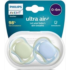 Philips Avent Ultra Air 0-6Ay 2Li Emzik Erkek Düz Renk