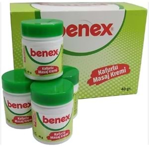 Benex Masaj Kremı Kafurlu 40g