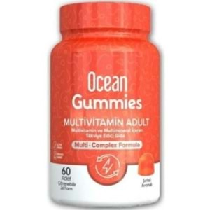 Ocean Gummies Multivitamin Yetişkin Çiğnenebilir Jel 60Lı