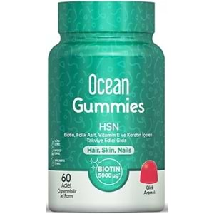 Ocean Gummies HSN Hair,Skin,Nails Çiğnenebilir Jel 60Lı