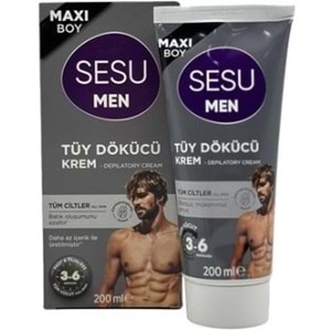 Sesu Tüy Dökücü Krem Men Maxı Boy 200Ml