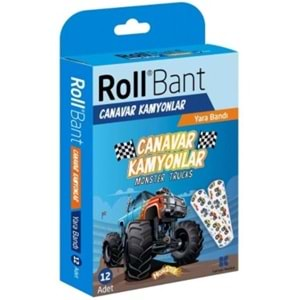 Roll Bant Canavar Kamyonlar 12Lı Yarabandı