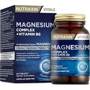 Nutraxin Magnesium Complex Gıda Takviyesi 60 Tablet