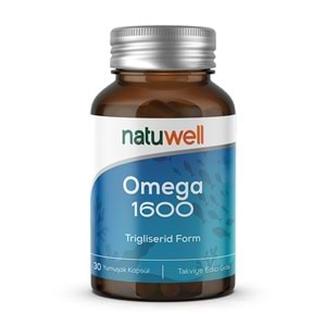 Natuwell Omega 1600 Yumuşak 30 Kapsül