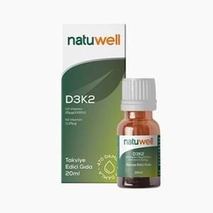 Natuwell Vitamin D3K2 Damla 20 ml