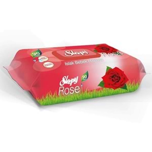 Sleepy Rose Islak Mendil 90Lı Gül Kokulu