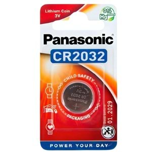 Panasonic Cr2032 3V Lityum Para Pil Tekli