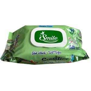 Smile Islak Mendil Bebek Zeytin 90Lı