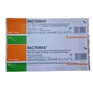 Bactigras Antiseptik Sargı Yara Bakım Örtüsü 15cm*20cm