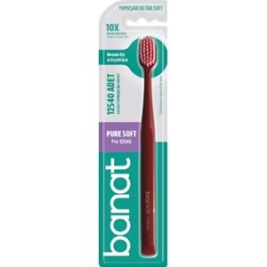 Banat Diş Fırçası Pure Soft 12540 Adet Ekstra Yumuşak Kıllar
